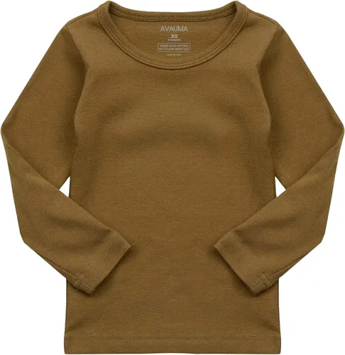 Vista 3 de AVAUMA - Pijama para niños y niñas de algodón básico para uso diario