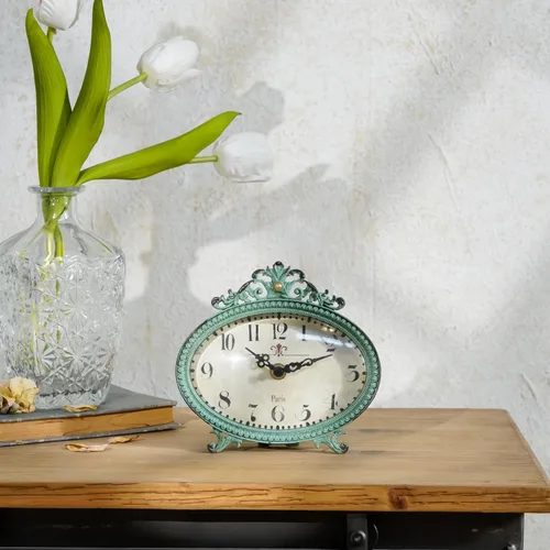 Vista 2 de NIKKY HOME Reloj de mesa estilo vintage