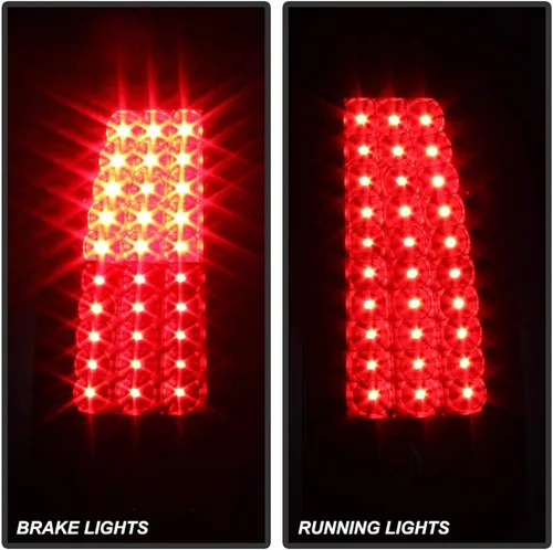 Vista 4 de ACANII - Para luces traseras LED Blk 2003-2006 Chevy Silverado 1500 izquierda+derecha 03 04 05 06