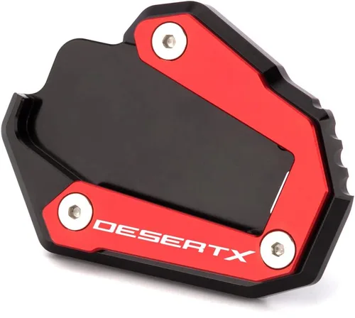 Vista 9 de Modeer Para Desert X 2022-2023 Placa de extensión de soporte CNC de motocicleta Soporte lateral Almohadilla desertx Desert-X Accesorios (negro)