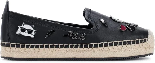 Vista 7 de Karl Lagerfeld Womens Michaela Slip on Espadrille Sandal with Pins