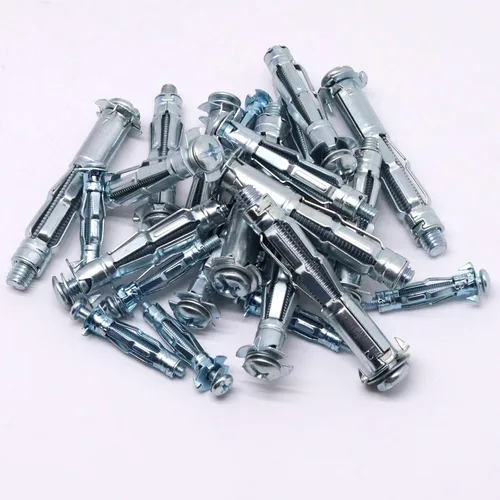Vista 6 de Anclajes de Pared Huecos con Tornillos de Servicio Pesado, Pernos Molly de Acero al Carbono Galvanizado en Zinc Anclajes de Pared para Paneles