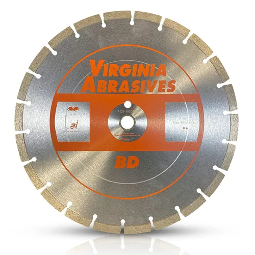 Vista 25 de Virginia Abrasives 425-08408 - Hoja de diamante de hormigón de uso general UV de 9 pulgadas - Cortador húmedo y seco para hormigón/asfalto