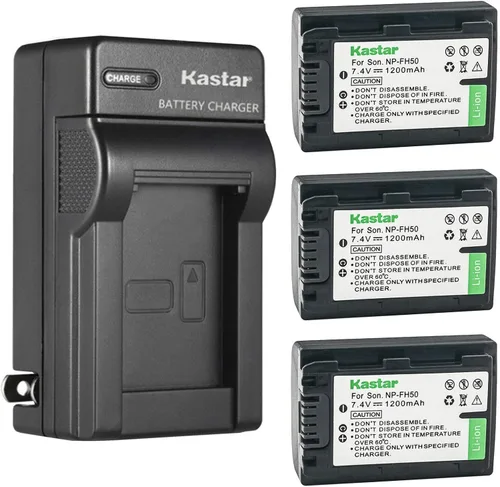 Vista 6 de Kastar Reemplazo del cargador de batería de pared de CA para Sony NP-FH30, NP-FH40, NP-FH50, NP-FH70, NP-FH100, Sony AC-VQH10, BC-TRV, BCTRV, BC-VH1
