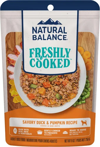 Vista 14 de Natural Balance Comida húmeda para perros recién cocinada, comida casera para mascotas, cocinada suavemente en caldo de huesos, hecha