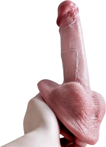 Vista 12 de Consolador pequeño para principiantes, Reproduction consolador real hecho a mano, juguete sexual para adultos de pene realista y realista.