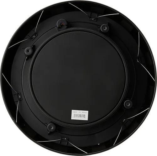 Vista 4 de Bulova Reloj de pared con movimiento industrial, 12.8, negro envejecido (C4833)
