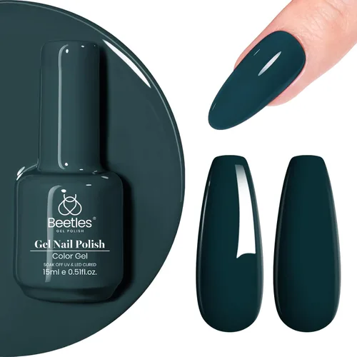 Vista 48 de Beetles - Esmalte de uñas en gel, 1 unidad de 0.5 onzas fluidas (15ml), extracción por remojo, arte de uñas, estética de manicura, bricolaje, curado
