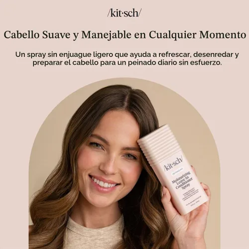 Vista 9 de Kitsch Spray acondicionador sin enjuague de leche de argán - 6.8oz