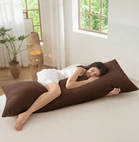Vista 84 de MooMee Juego de 2 fundas de almohada de cuadros 100% algodón lavado con textura parecida al lino, transpirable, duradera, suave y cómoda