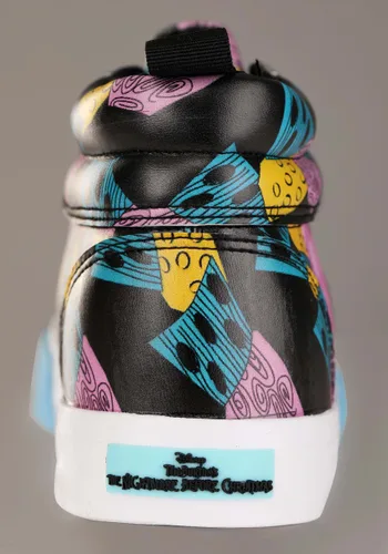 Vista 4 de Zapatos Altos para Mujer Sally de Pesadilla antes de Navidad Multicolor