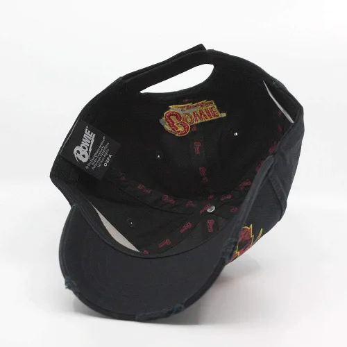 Vista 3 de David Bowie Flash 1978 World Tour Gorra de béisbol oficial ajustable