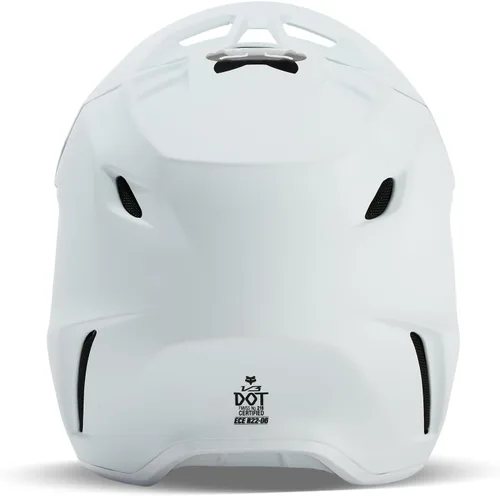 Vista 5 de Fox Racing Casco de motocross para jóvenes V3, bicicleta de tierra, blanco mate, talla M