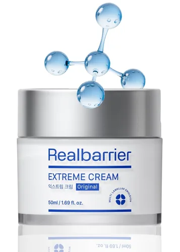 Vista 10 de Real Barrier Crema Facial de Ácido Hialurónico Aqua Calmante 1.7 Fl.Oz. 50ml Crema Facial para Alivio del Enrojecimiento para Piel Sensible