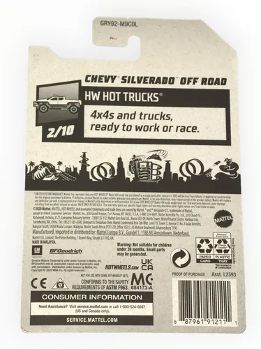 Vista 2 de Hot Wheels Chevy Silverado Off Road