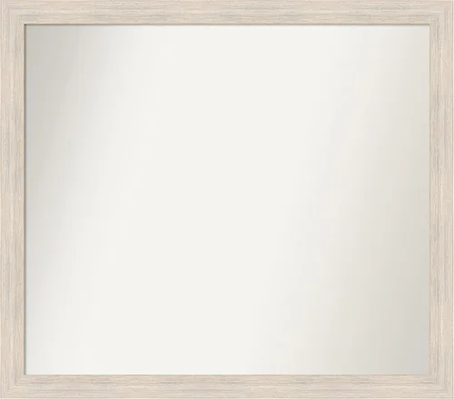 Vista 25 de Amanti Art Espejo personalizado, espejo de baño estrecho Alexandria White Wash, espejo de pared o espejo de tocador de baño sobre el fregadero