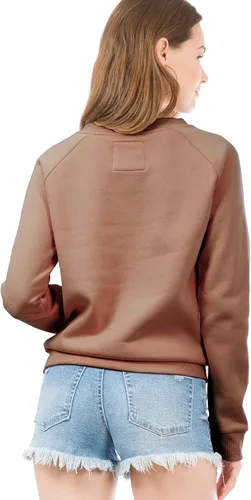 Vista 12 de Design by Olivia Sudadera básica suave y cómoda de cuello redondo para mujer, ropa de otoño