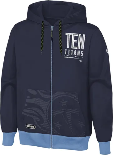 Vista 29 de Outerstuff NFL - Sudadera con capucha para hombre con cremallera completa en colores del