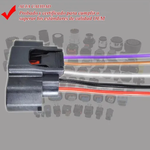Vista 5 de Nuevo Sensor Medidor de Flujo de Aire MAF Compatible con Mazda 2 3 323 5 6 626 B 197400-2010 (Arnés de Conector de Enchufe)