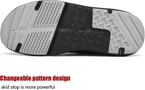 Vista 4 de ulogu Zapatos impermeables para hombres y mujeres, ligeros, antiaceite, antideslizantes, para servicio de alimentos, trabajo, zapatos deportivos