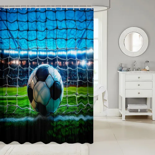 Vista 82 de Feelyou Cortina de ducha con diseño de gato para decoración de baño, bonita cortina de baño para puestos de bañeras, accesorios de baño divertidos