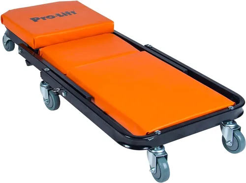 Vista 6 de Camilla para mecánico plegable Z Pro-Lift C-9100 negra de 40 pulgadas (450 libras)