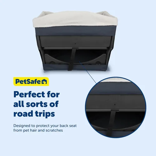 Vista 6 de PetSafe Asiento de seguridad para perros Happy Ride - Azul marino