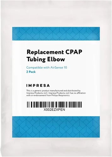 Vista 5 de IMPRESA Conector de codo de plástico compatible con ResMed AirSense/AirCurve/AirStart 10 y AirSense 10 piezas, 2 unidades de flujo sin enredos