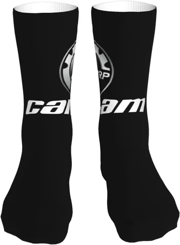 Vista 2 de CERXSOI Can-Am - Calcetines deportivos súper suaves de tubo medio, estilo casual, resistentes al olor, antideslizantes, unisex, calcetines