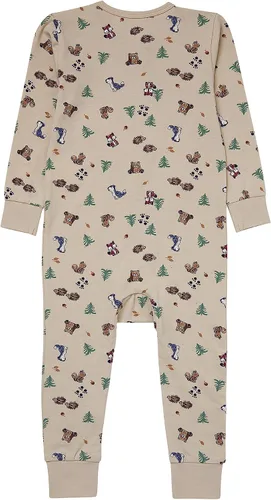 Vista 2 de Hanes Baby Pure Comfort Organic Playsuit, Sleep & Play Infant Long Sleeve Footless Cotton Pajamas, Boy & Girl