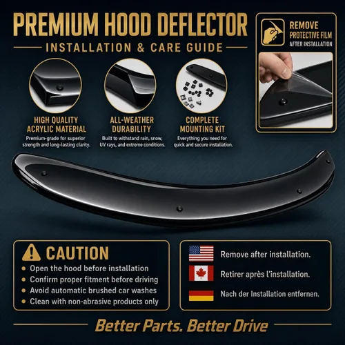 Vista 8 de BMY Deflector de capó/Protector frontal contra insectos Compatible con Hyundai Tucson 2022-2025 Protección contra partículas e insectos