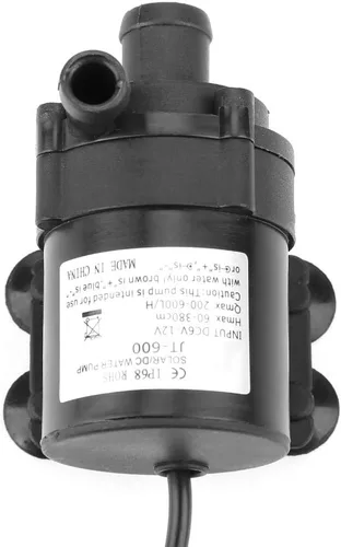 Vista 2 de Yctze Mini DC sin escobillas de 12 V para acuarios, fuentes y pequeños estanques de peces, 580 lh, bajo ruido, diseño compacto