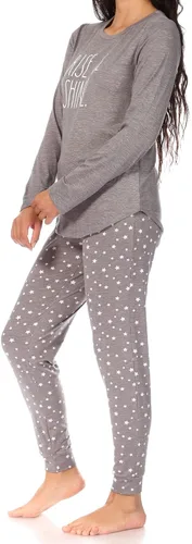 Vista 5 de Rae Dunn Ropa de dormir para mujer, conjunto de pijama de dos piezas a juego para mujer