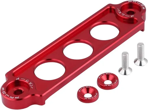 Vista 9 de Fydun Soporte de amarre de batería, batería de carreras de coches, bloqueo de soporte de sujeción anodizado para Civic/CRX 1988-2000 (azul)