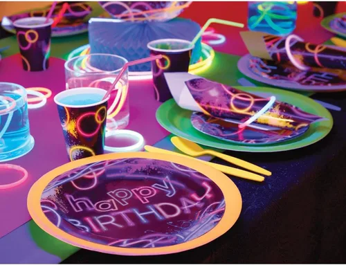 Vista 3 de Creative Converting Servilletas de papel para bebidas de 16 unidades, fiesta brillante