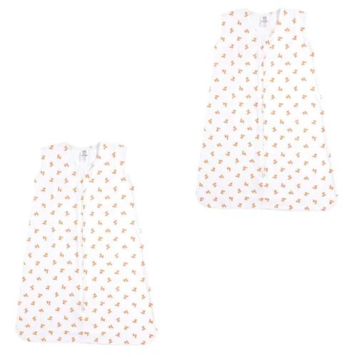 Vista 31 de Luvable Friends - Saco de dormir para bebé sin mangas, diseño unisex, Saco de dormir de algodón sin mangas, saco de dormir, manta, 0-6 meses