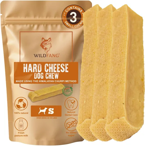 Vista 10 de Wildfang® Yak Chews, XS para perros de menos de 22 libras – Varilla dental para perros, dureza como el queso de yak del Himalaya, palitos de queso