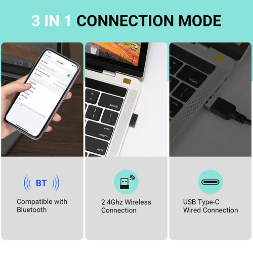 Vista 4 de Tera Escáner de código de barras QR 1D 2D inalámbrico con soporte, resistente industrial IP66 Drop & 1D 2D QR Escáner de código de barras