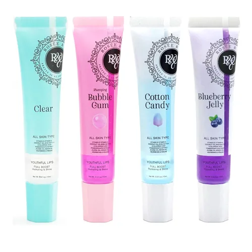 Vista 20 de Rosee - Brillo de labios vegano y libre de crueldad, maquillaje profesional, brillante de larga duración con manteca de karité, hidrata, protege
