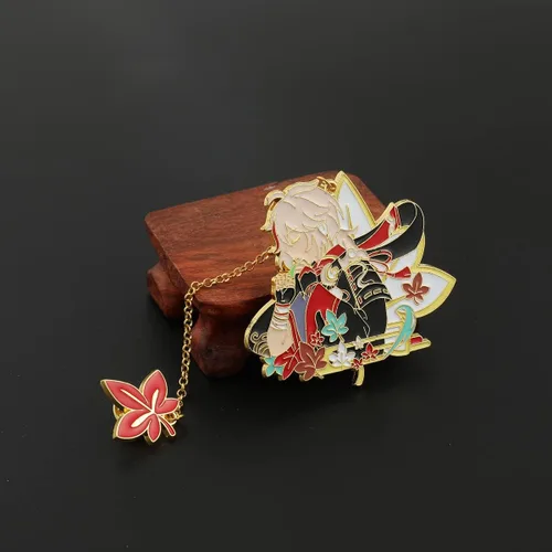 Vista 6 de Genshin - Broches esmaltados con diseño de personajes de juegos calientes, broche de solapa, regalo para fanáticos, broche de metal con insignia