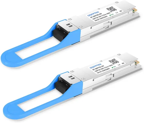 Vista 21 de QSFPTEK Módulo óptico del transmisor-receptor de 100GBASE-SR4 QSFP28 850nm el 328.1 ft compatible para QSFP-100G-SR4-S