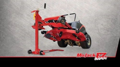 Vista 4 de MoJack EZ MAX 45001 - Gato elevador para cortacésped, 450 libras, giro cero