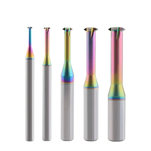 Vista 4 de Fresa de rosca de fresado de hilo de carburo sólido molino de herramienta para aluminio Ángulo de rosca 60 grados-D1.05* P0.3