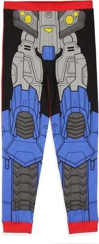 Vista 4 de INTIMO Transformers Optimus Prime - Conjunto de pijama para niño, disfraz de personaje de televisión