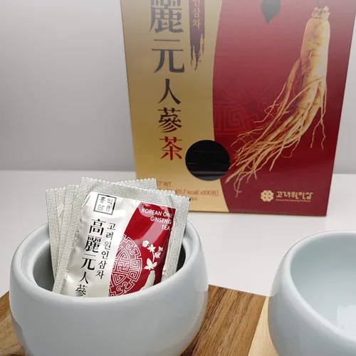 Vista 7 de LENITH Té coreano de gránulos de extracto de raíces de ginseng panax 50T 5.29 oz (0.11 oz X 50 bolsas)