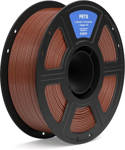 Vista 25 de ELEGOO Filamento PETG para impresora 3D de 0.07 in, color negro, 8.8 lbs