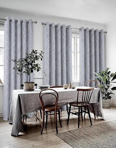 Vista 3 de always4u Cortinas de terciopelo en relieve, hojas de plátano, cortinas de terciopelo floral para sala de estar, dormitorio, 2 paneles plateados, 52
