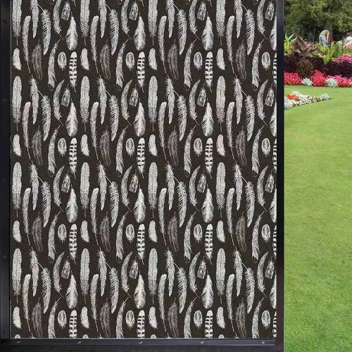 Vista 11 de Película de privacidad antigua para ventana, detalle de incrustaciones y tallas geométricas, arquitectura de la tumba del Taj Mahal, película