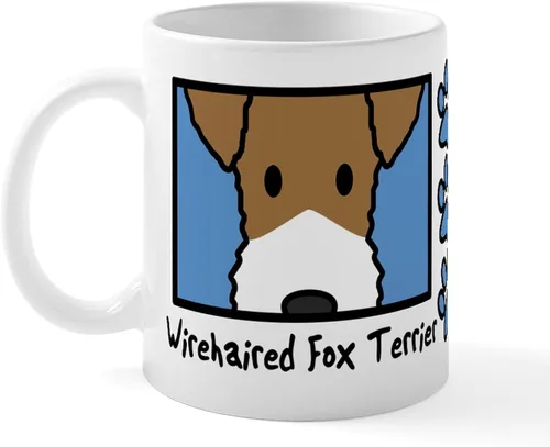 Vista 32 de CafePress Taza de café de cerámica Anime American Eskimo de 11 oz (11.0 fl oz)