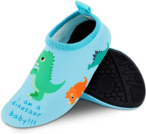 Vista 4 de Bigib Toddler Kids Swim Water Shoes Quick Dry Non-Slip Water Skin Barefoot Sports Shoes Aqua Socks for Boys Girls Toddler